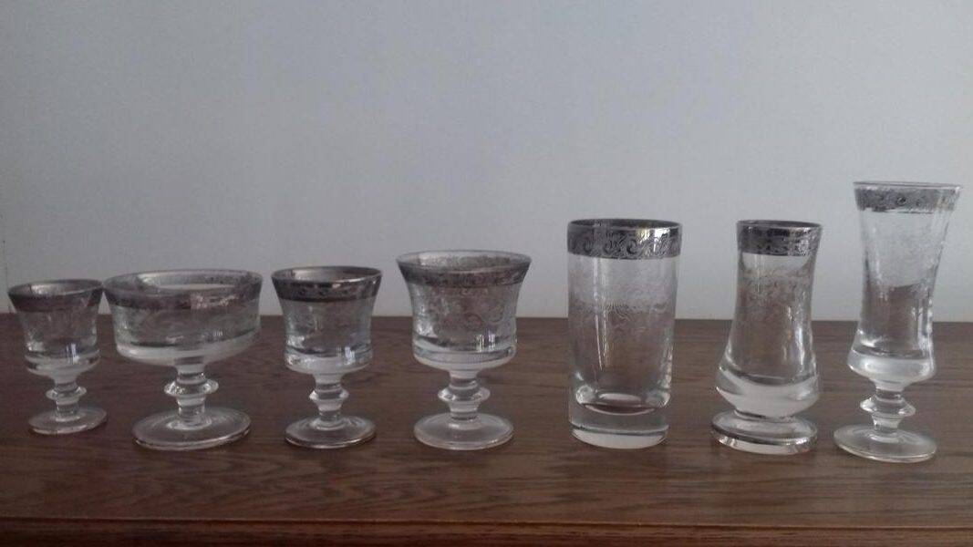 Bleikristall Gläser auf Teneriffa zu verkaufen